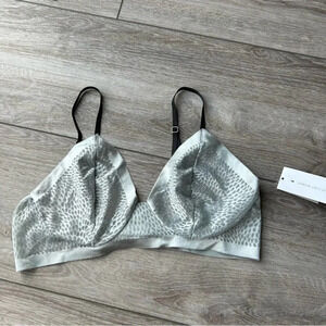 NWT Sokoloff Lingerie Elza Silver Blue Bralette